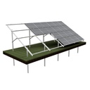 [KG-DPH 4X4 "L"] KG Stół dwupodporowy dla 16PV (4x4), układ POZIOMY, moduł do szerokości 113,5cm / wysokości 220cm