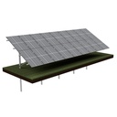 [KG_JPV 2x9] KG Konstrukcja gruntowa jednopodporowa dla 18PV (2x8), układ PIONOWY, moduł do szerokości 114cm / wysokości 180cm