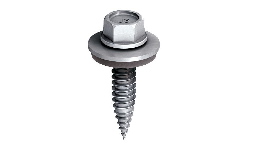 EMS Self-drilling screw 5.5 x 25 E16, bimetal with EPDM washer, EJOT