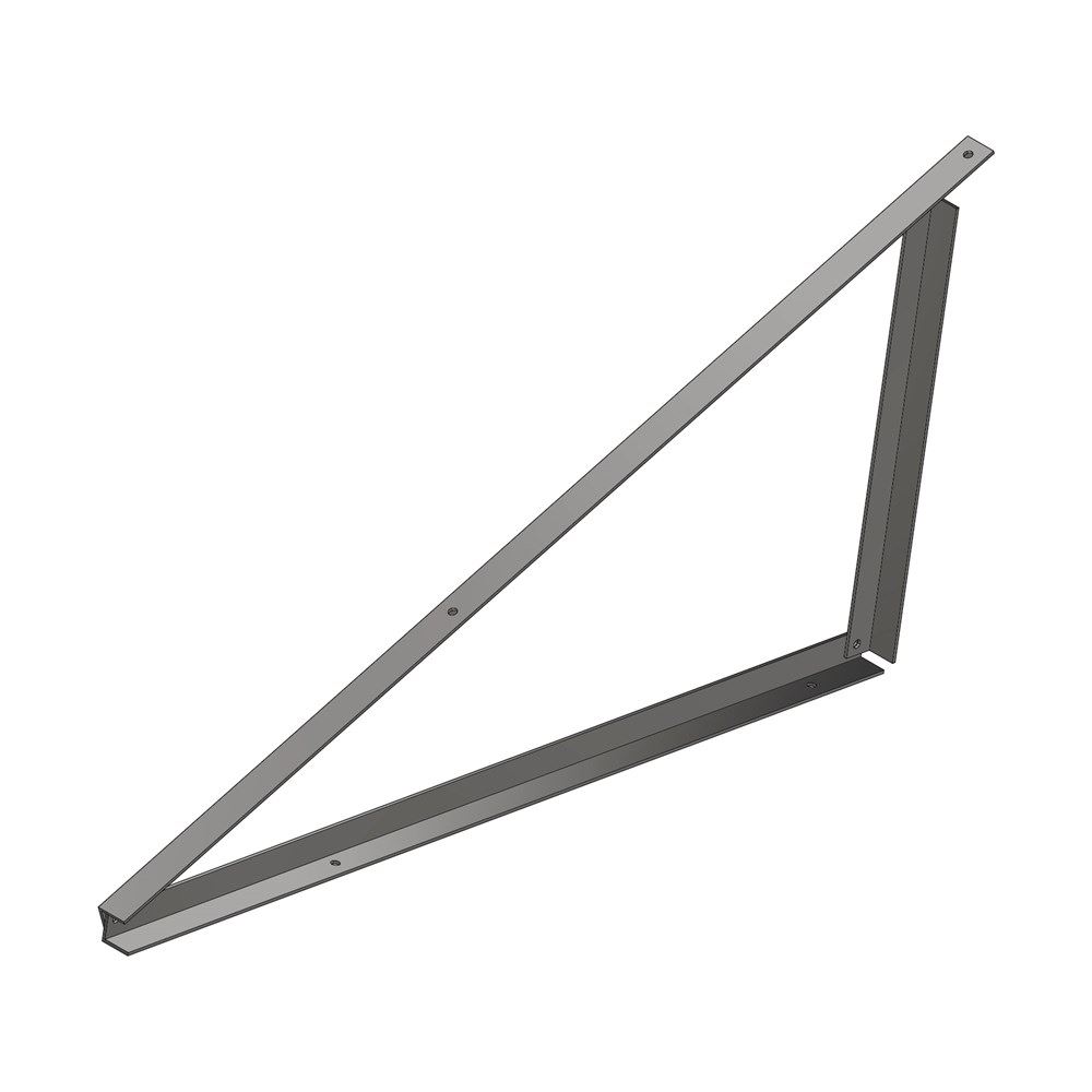 EMS Trójkąt pionowy 25 stopni, 40x40x4 (mm), dla PV > 2m