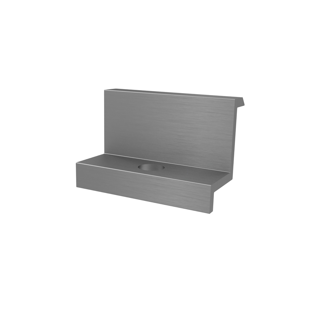 EMS End clamp H=30mm, L=50mm, silver