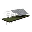 [KG_JPV 2x9] KG Konstrukcja gruntowa jednopodporowa dla 18PV (2x9), układ PIONOWY, moduł do szerokości 114cm / wysokości 180cm