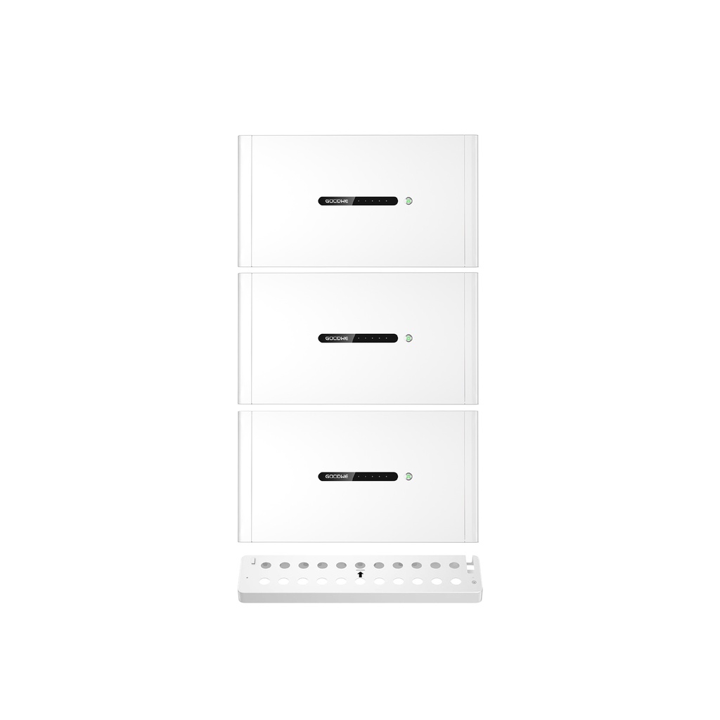 Goodwe Lynx zestaw: 3 x moduł bateryjny LX D5.0-10 V2 (15kWh) z BMS + podstawa