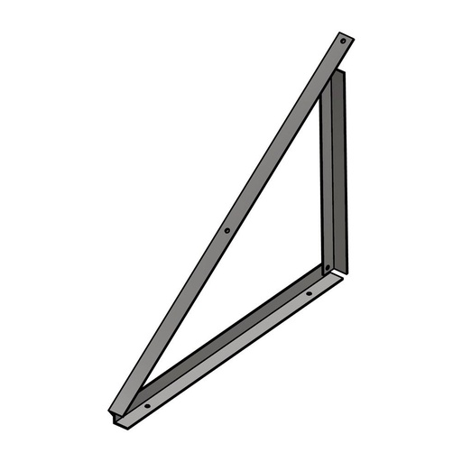 [732035] EMS Horizontal triangle 35 degrees, 40x40x4 (mm)