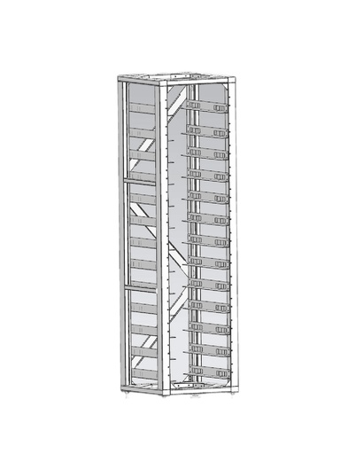 [BOS-G_Rack] Deye szafa rack'owa do BOS-G Pro - 13 warstw, HV